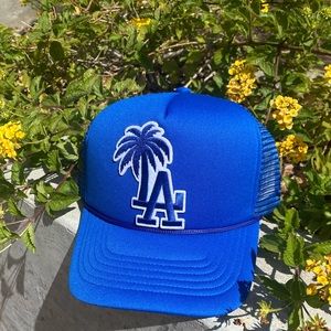 Blue LA hat